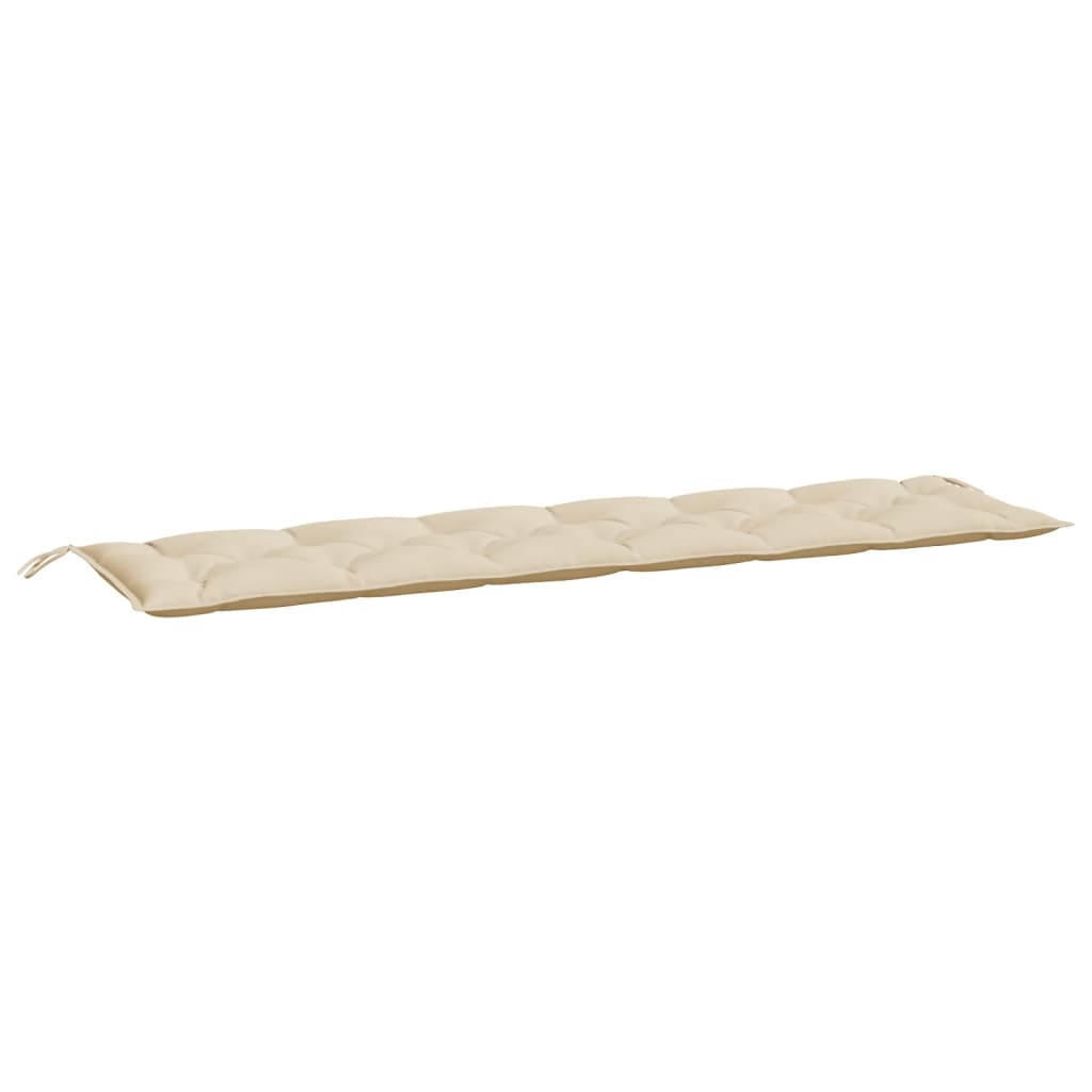 VidaXL Gartenbankauflage 200x50x7 cm Oxford-Stoff beige