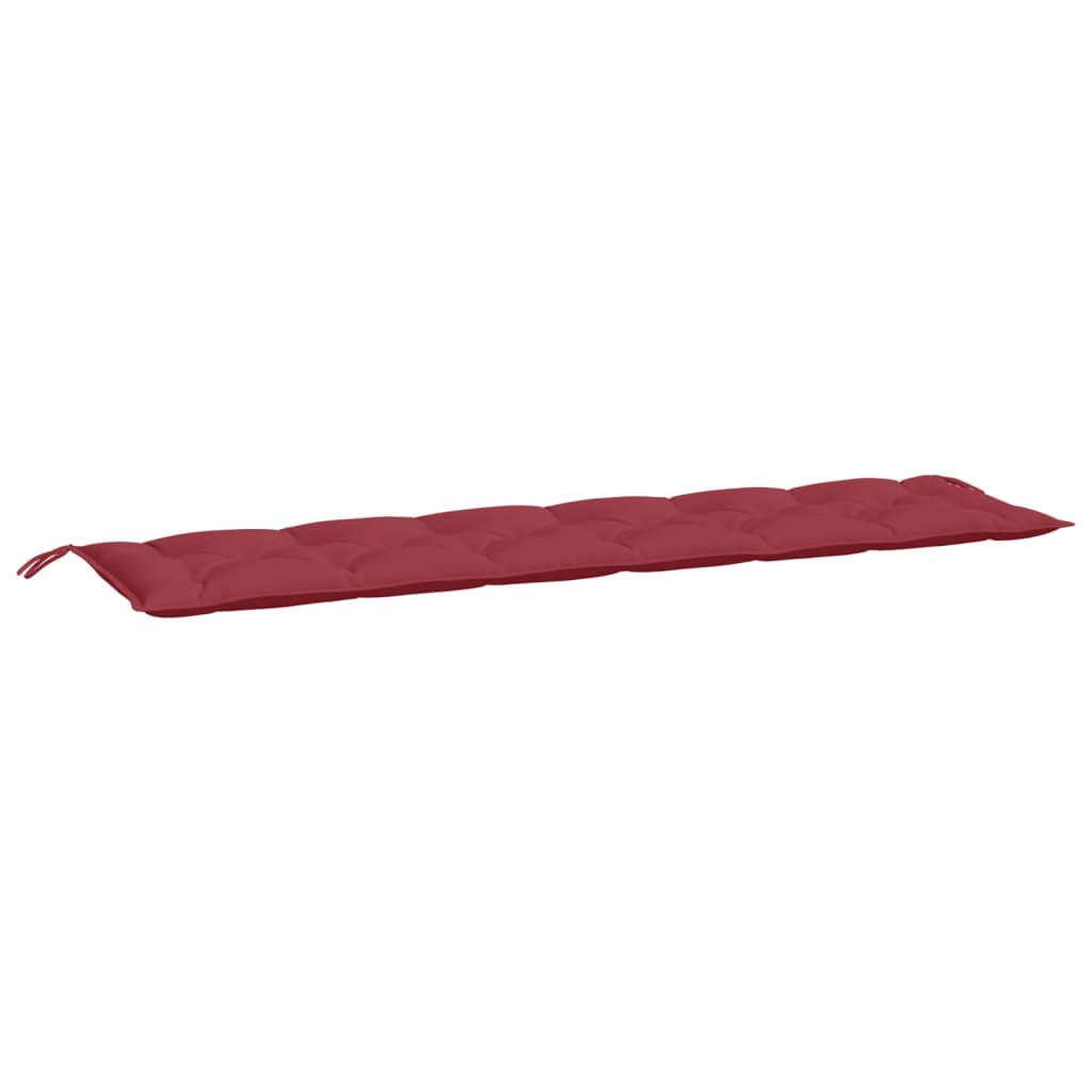 Vidaxx Gartenbankauflage 200x50x7 cm Oxford-Stoff weinrot