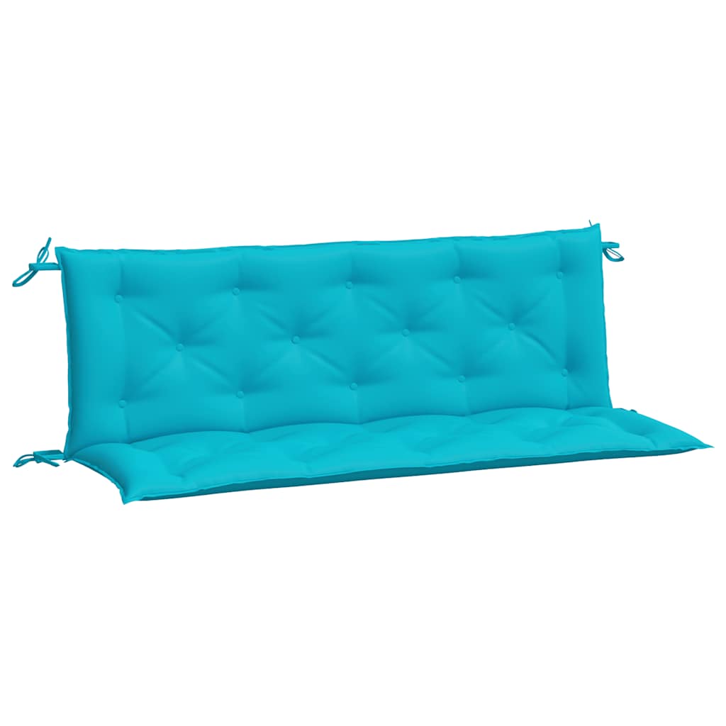 VidaXL Gartenbankauflagen 2 Stk. 150x50x7 cm Stoff Türkis