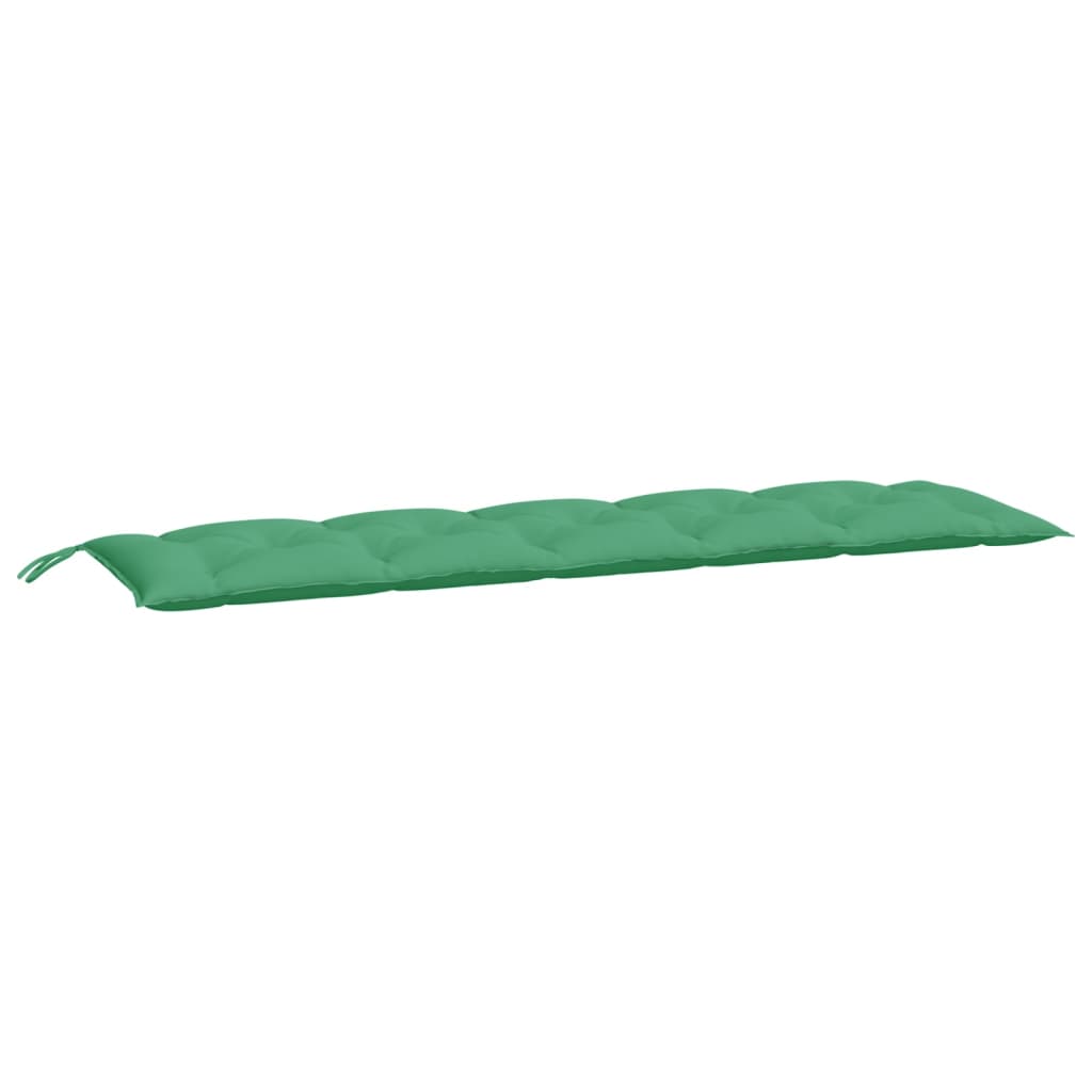 Vidaxx Gartenbankauflagen 2 Stück 180x50x7 cm Oxford-Stoff grün