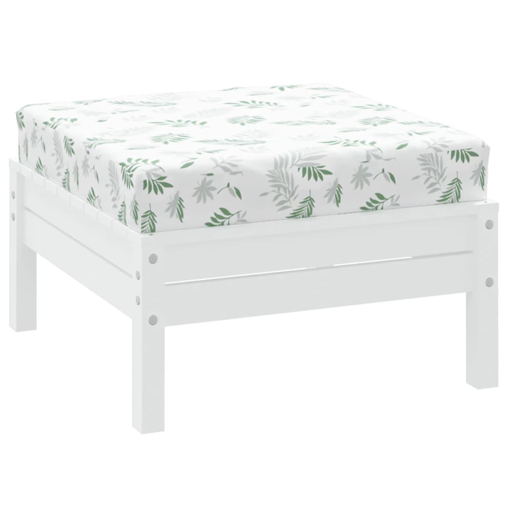 VidaXL Palettenkissen Blattmuster 60x60x8 cm Oxford-Stoff