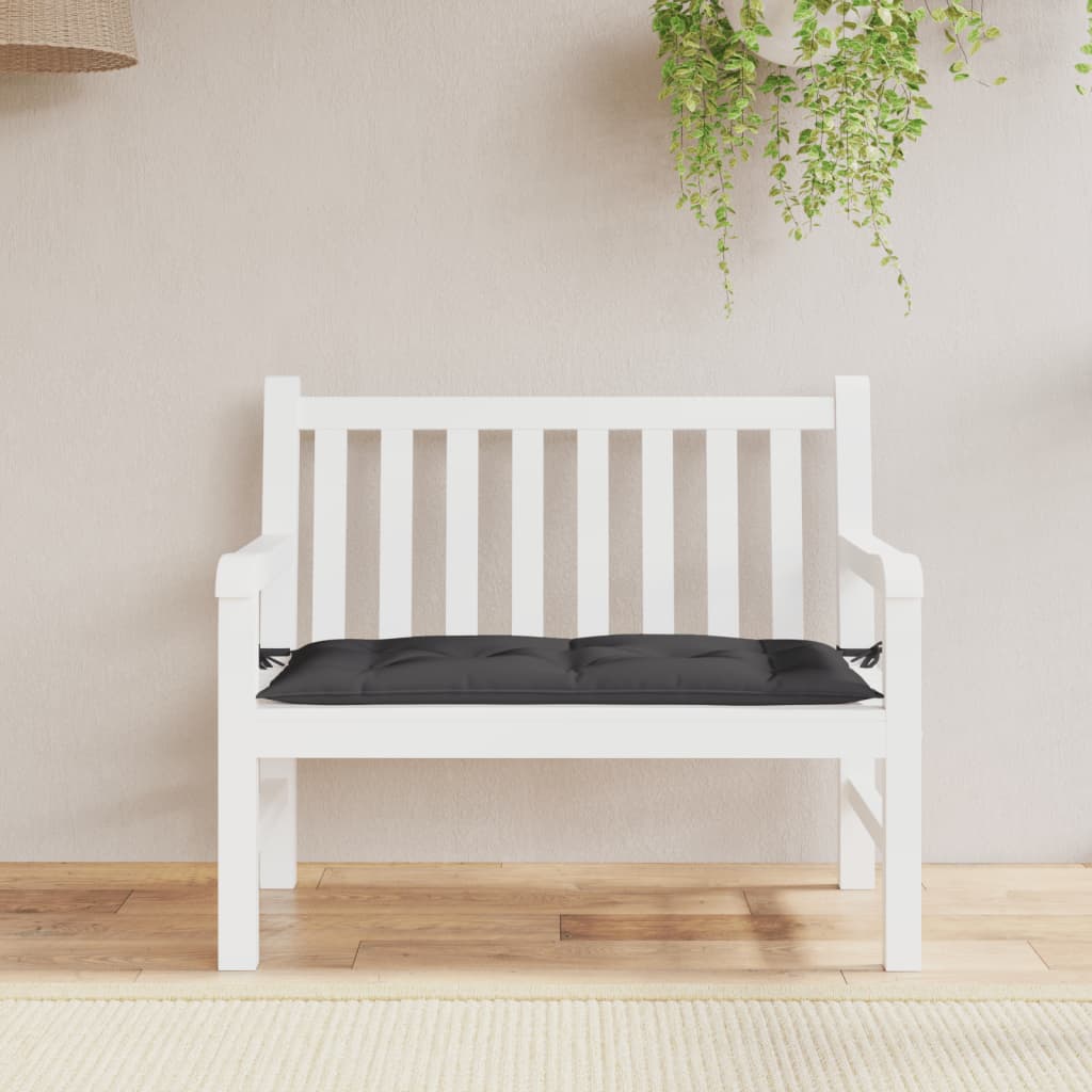 Vidaxx Gartenbankauflage 110x50x7 cm Oxford-Stoff schwarz