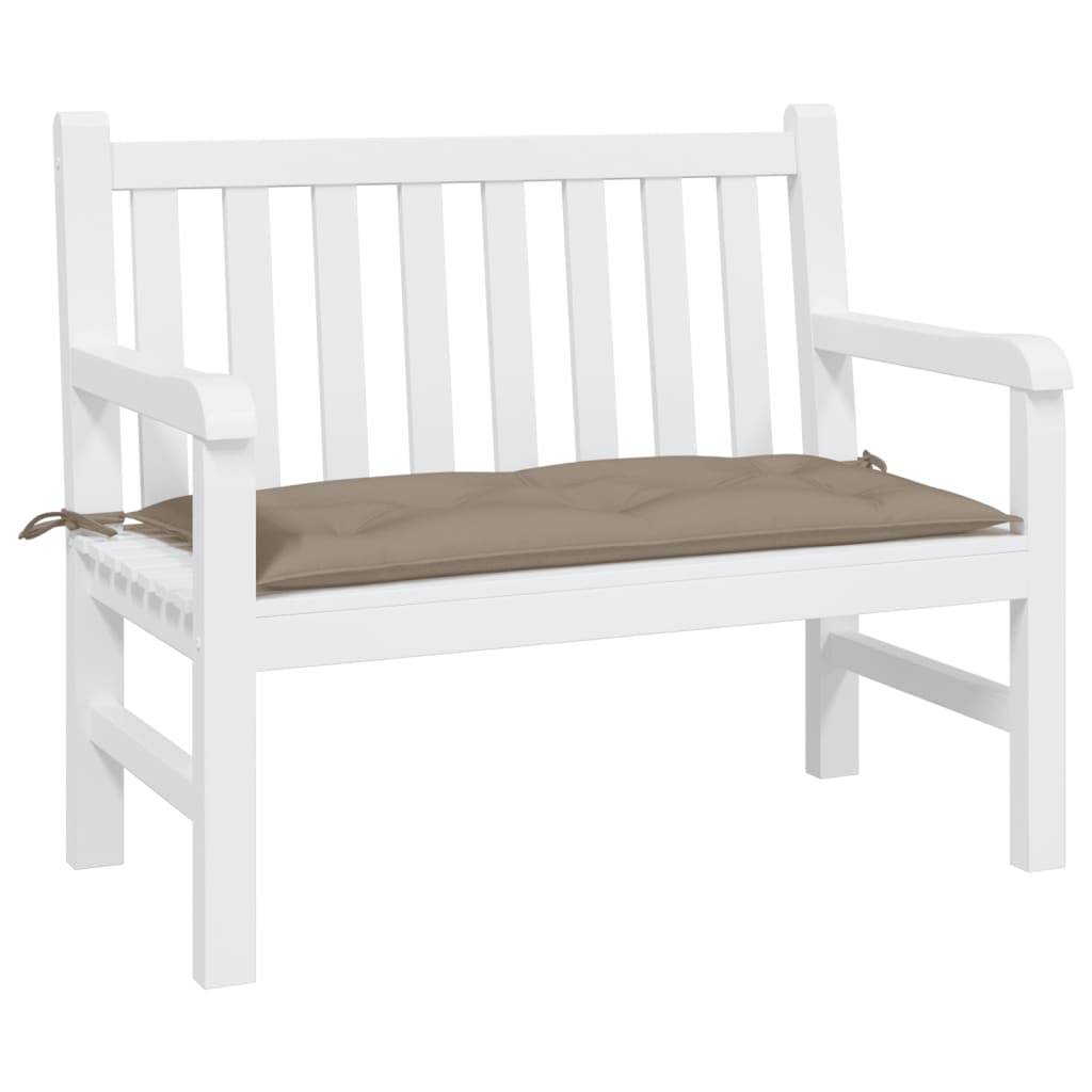 Vidaxx Gartenbankauflage 110x50x7 cm Oxford-Stoff taupe