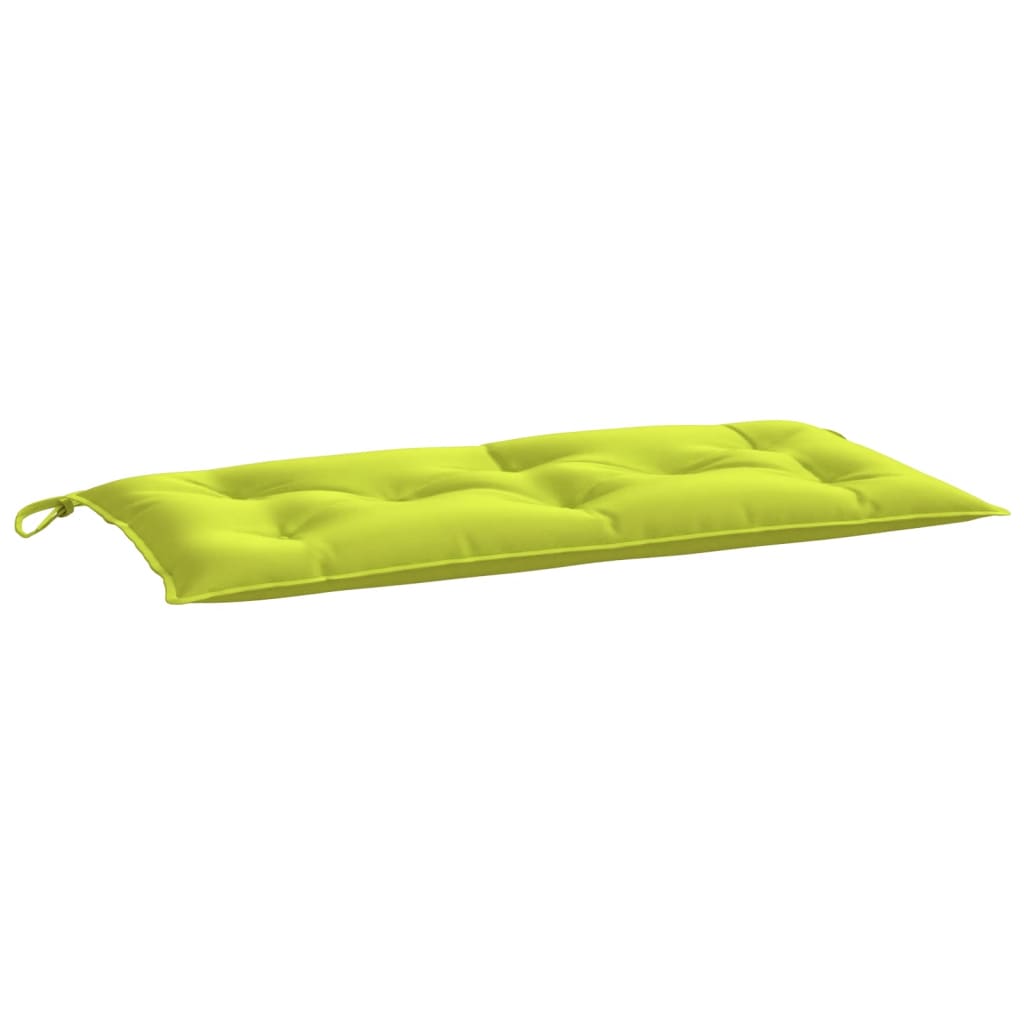 VidaXL Gartenbankauflage 110x50x7 cm Oxford-Stoff hellgrün