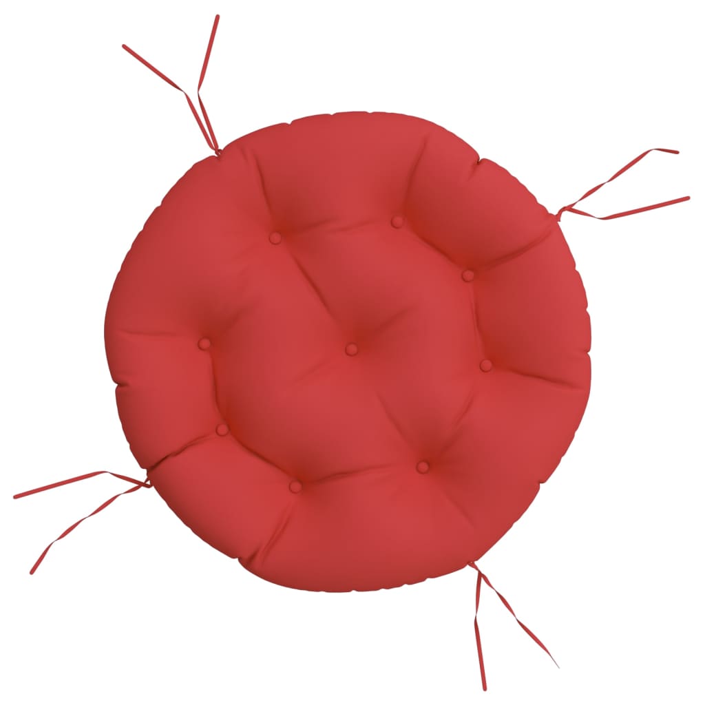 Vidaxx Sitzkissen rund ø 60x11 cm Oxford-Stoff rot