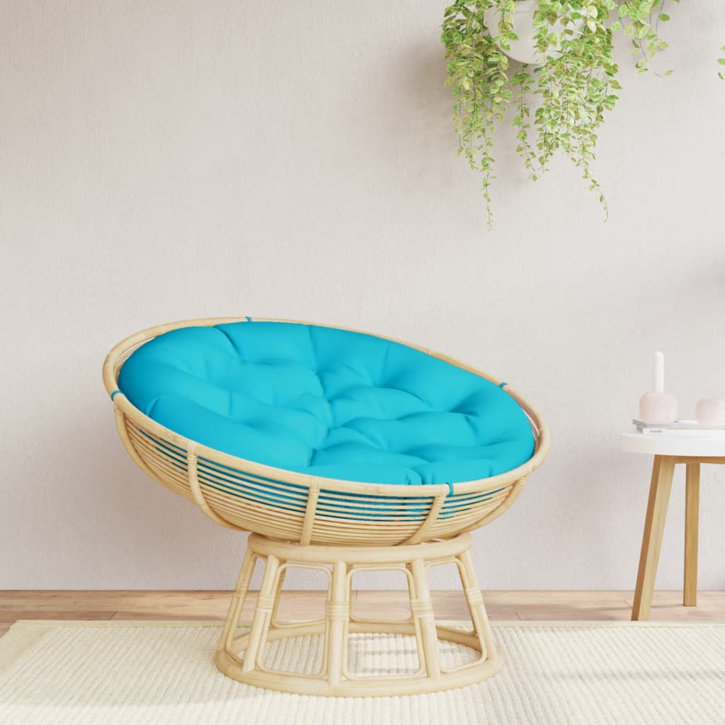VidaXL Sitzkissen rund Ø 100x11 cm Oxford-Stoff türkis