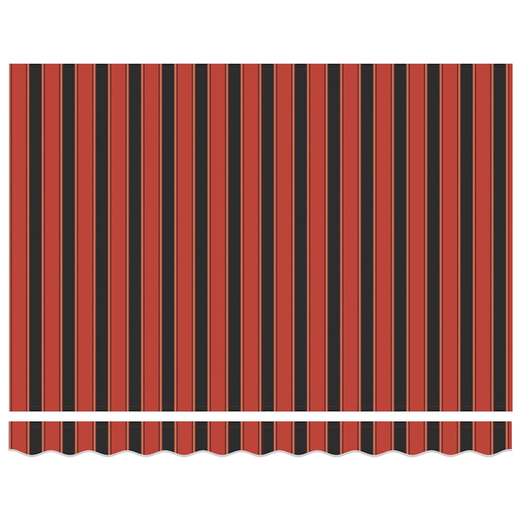 Vidaxl luifel automatisch uitschuifbaar 3,5x2,5 m oranje en bruin