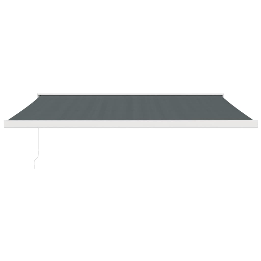 VidaXL Ausziehbare Markise 4x3 m Stoff und Aluminium Anthrazit