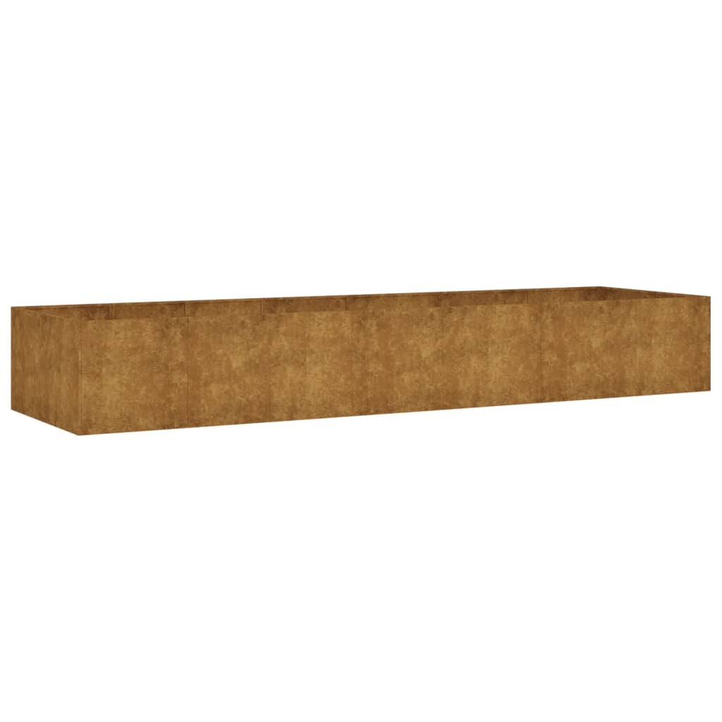 VidaXL Pflanzgefäß erhöht 280x80x40 cm Cortenstahl