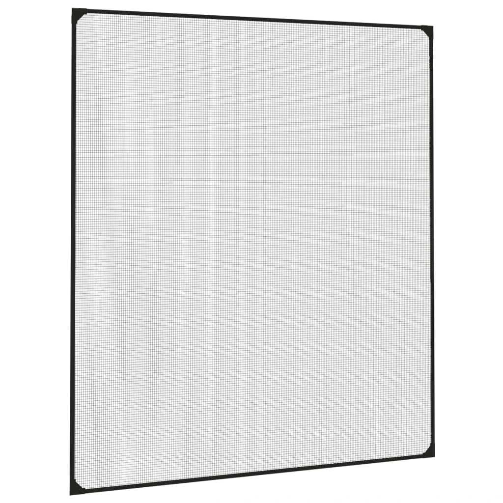 Vidaxx Insektenschutz für Fenster magnetisch 130x150 cm Anthrazit
