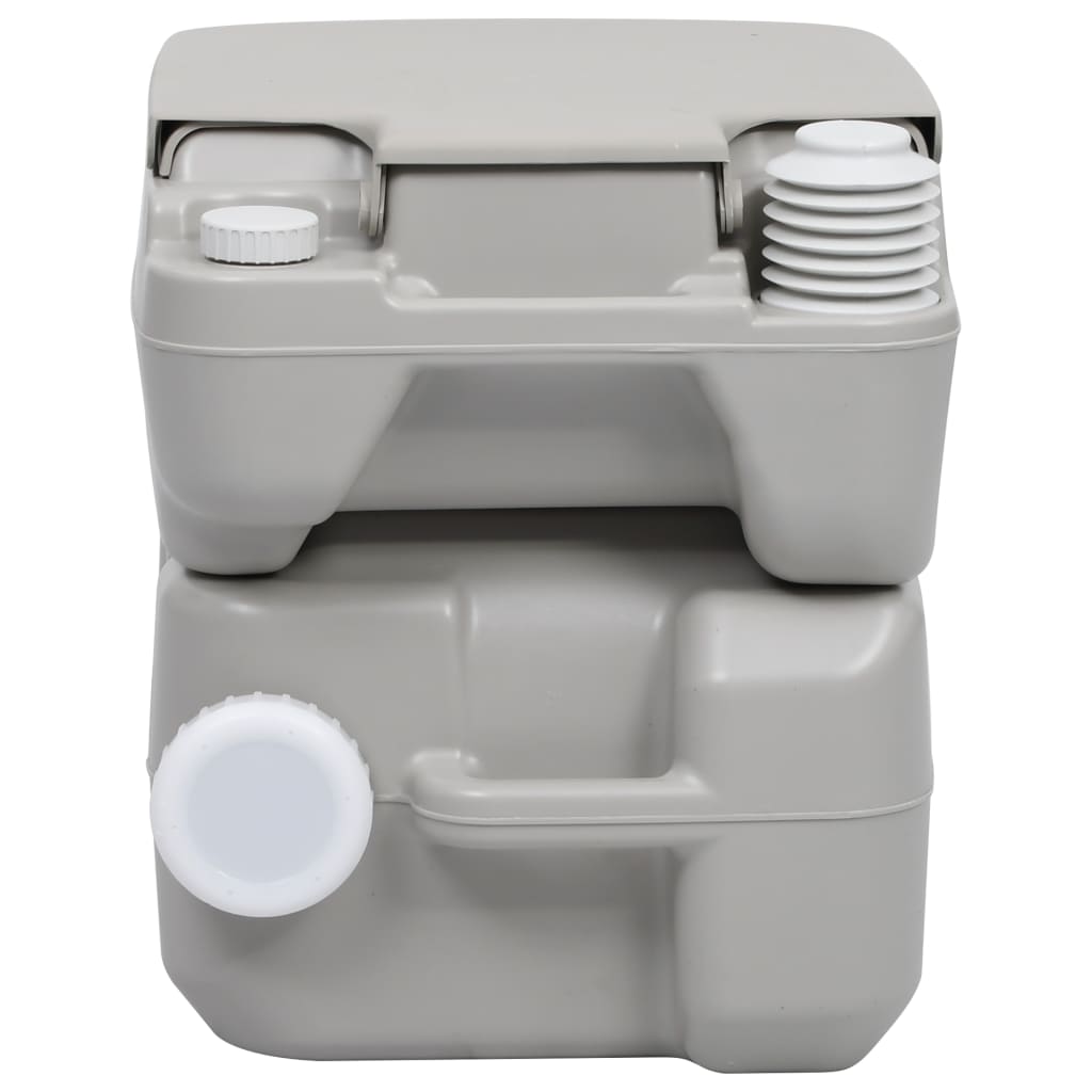 VidaXL Camping-Toiletten- und Waschbecken-Set tragbar