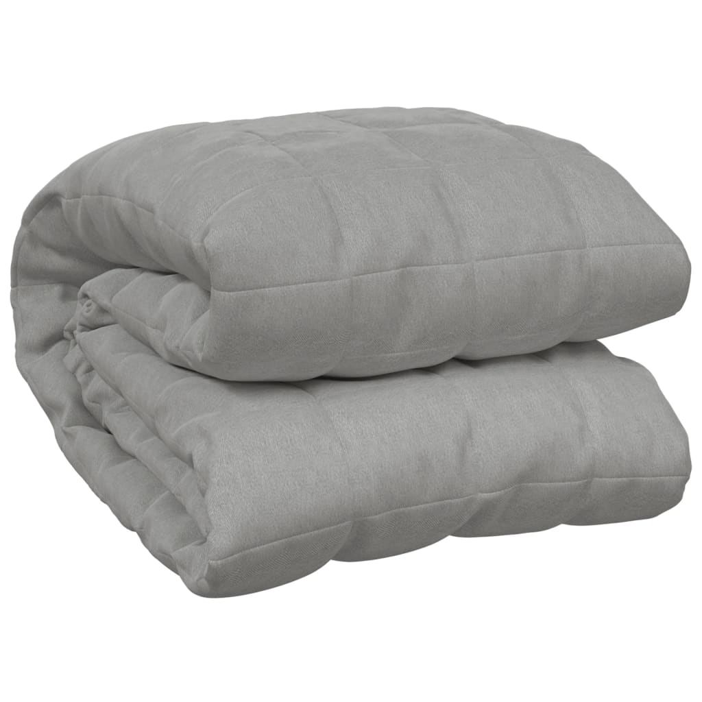 Vidaxx Gewichtsdecke 152x203 cm 11 kg Stoff grau