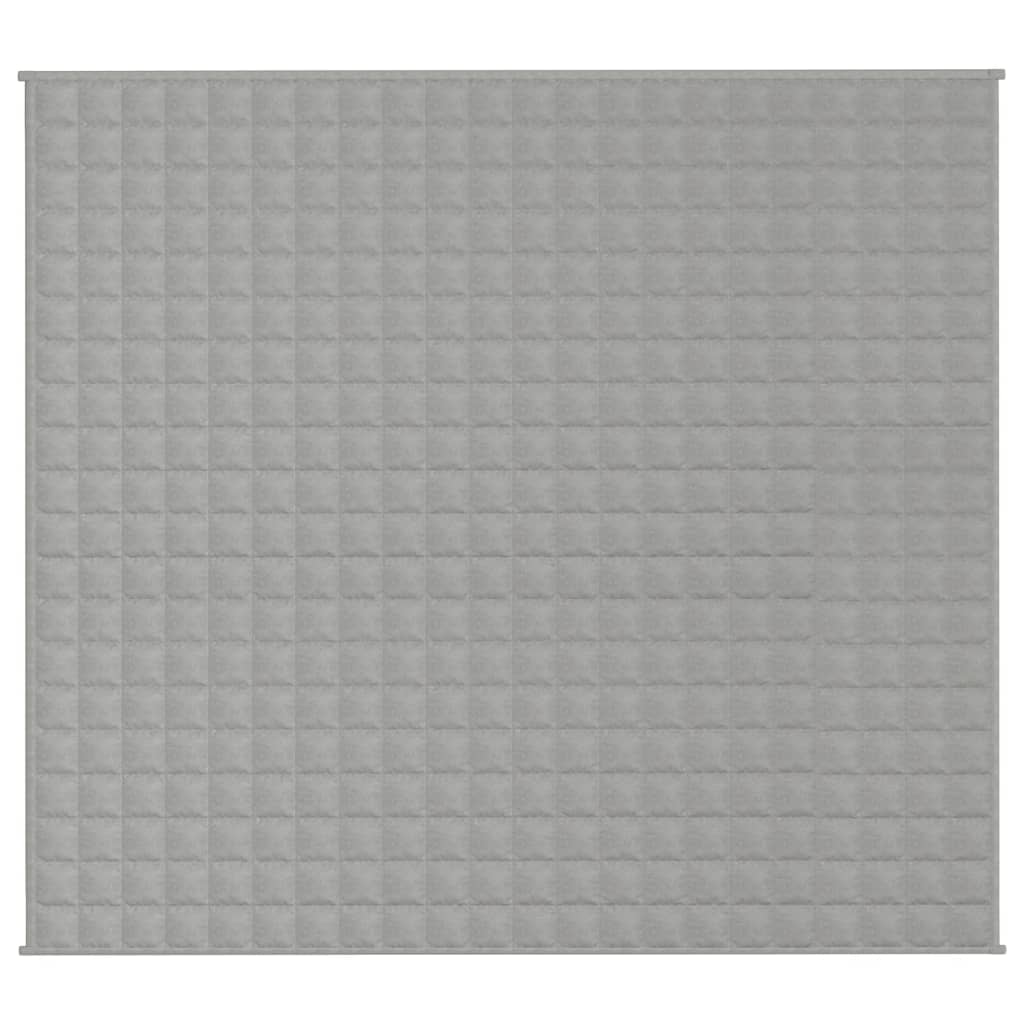 Vidaxx Gewichtsdecke 200x220 cm 9 kg Stoff grau