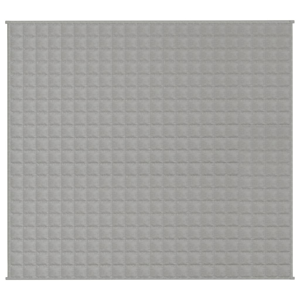 Vidaxx Gewichtsdecke 200x230 cm 13 kg Stoff grau
