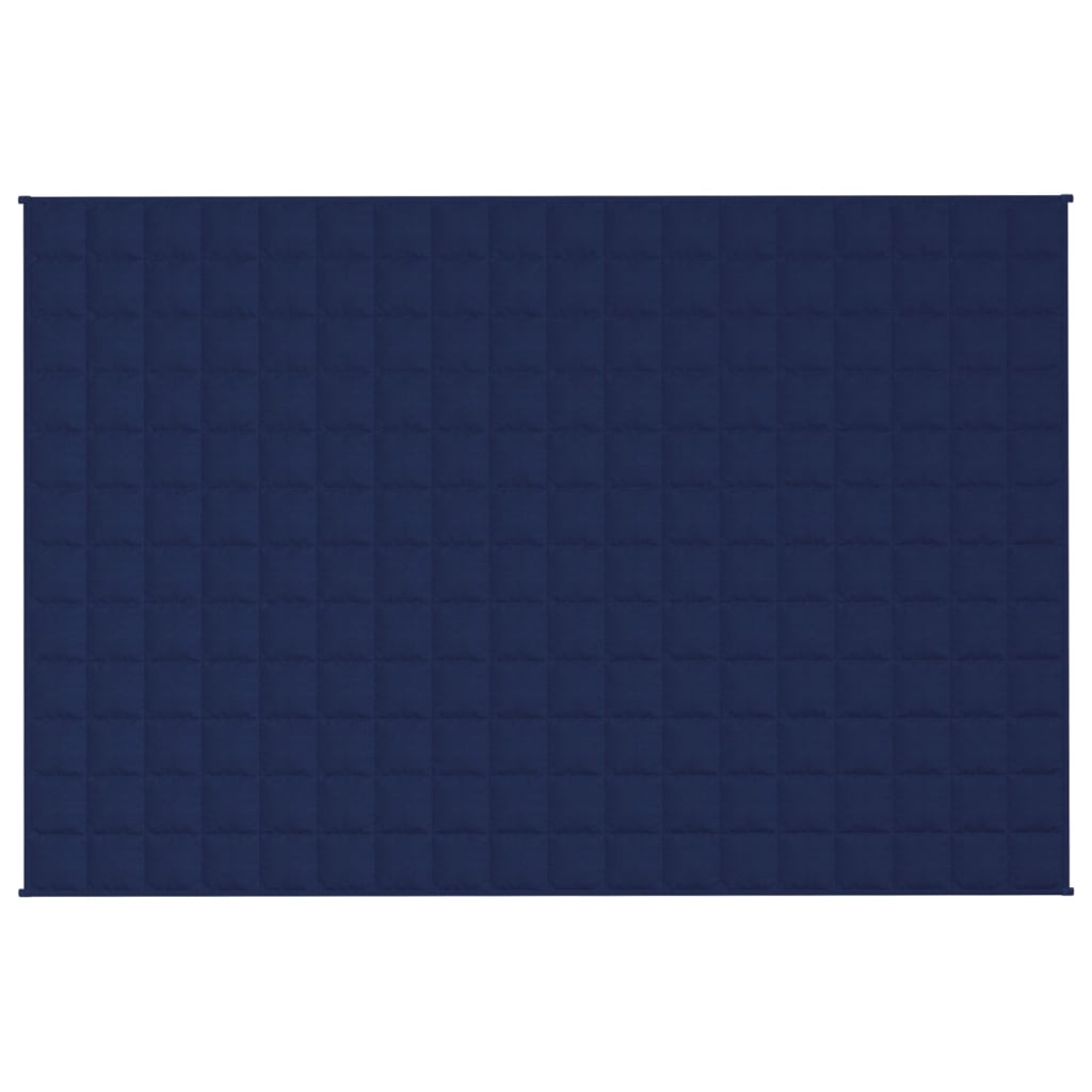 Vidaxx Gewichtsdecke 122x183 cm 9 kg Stoff blau