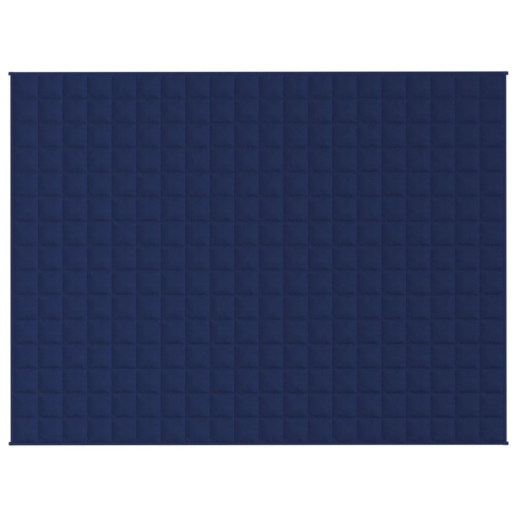 Vidaxx Gewichtsdecke 152x203 cm 7 kg Stoff blau