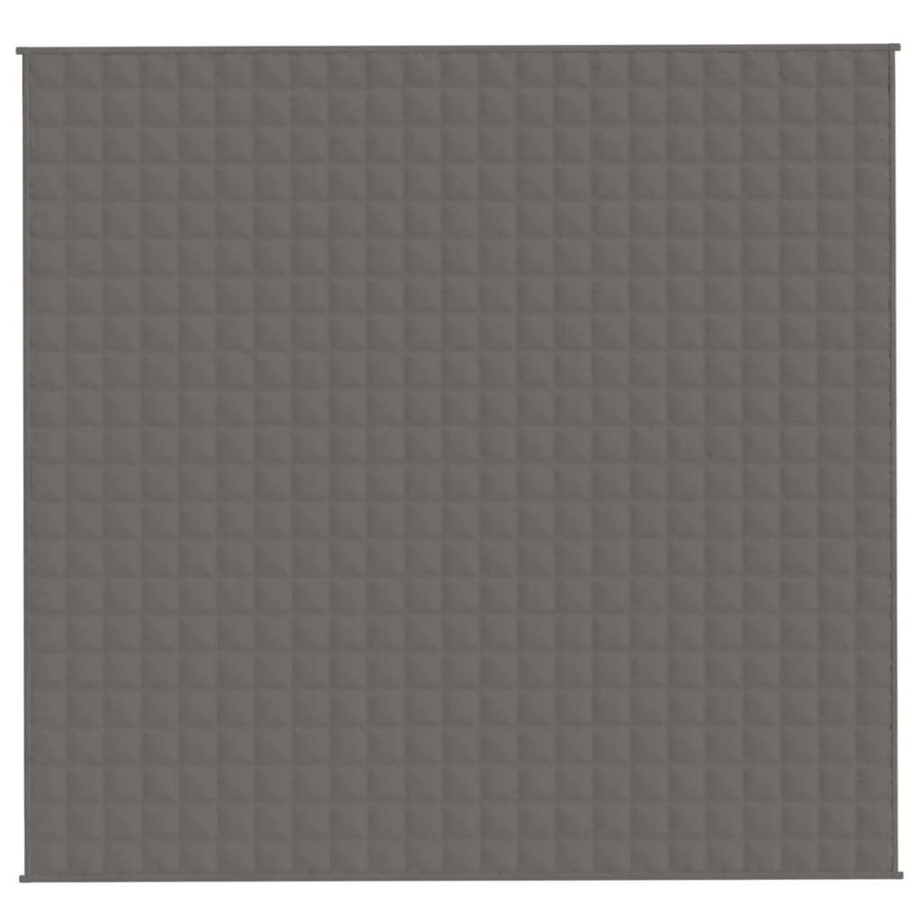 Vidaxx Gewichtsdecke 220x230 cm 11 kg Stoff grau