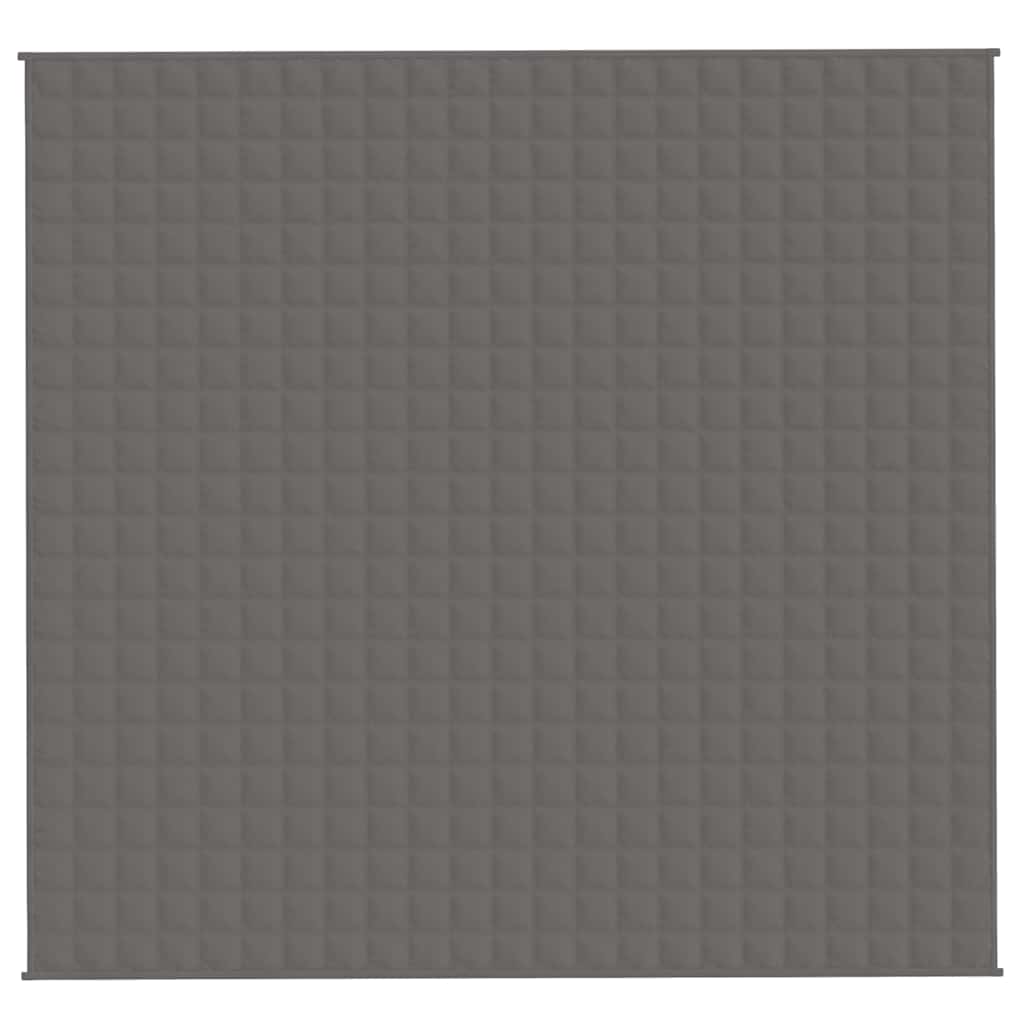 Vidaxx Gewichtsdecke 220x240 cm 11 kg Stoff grau