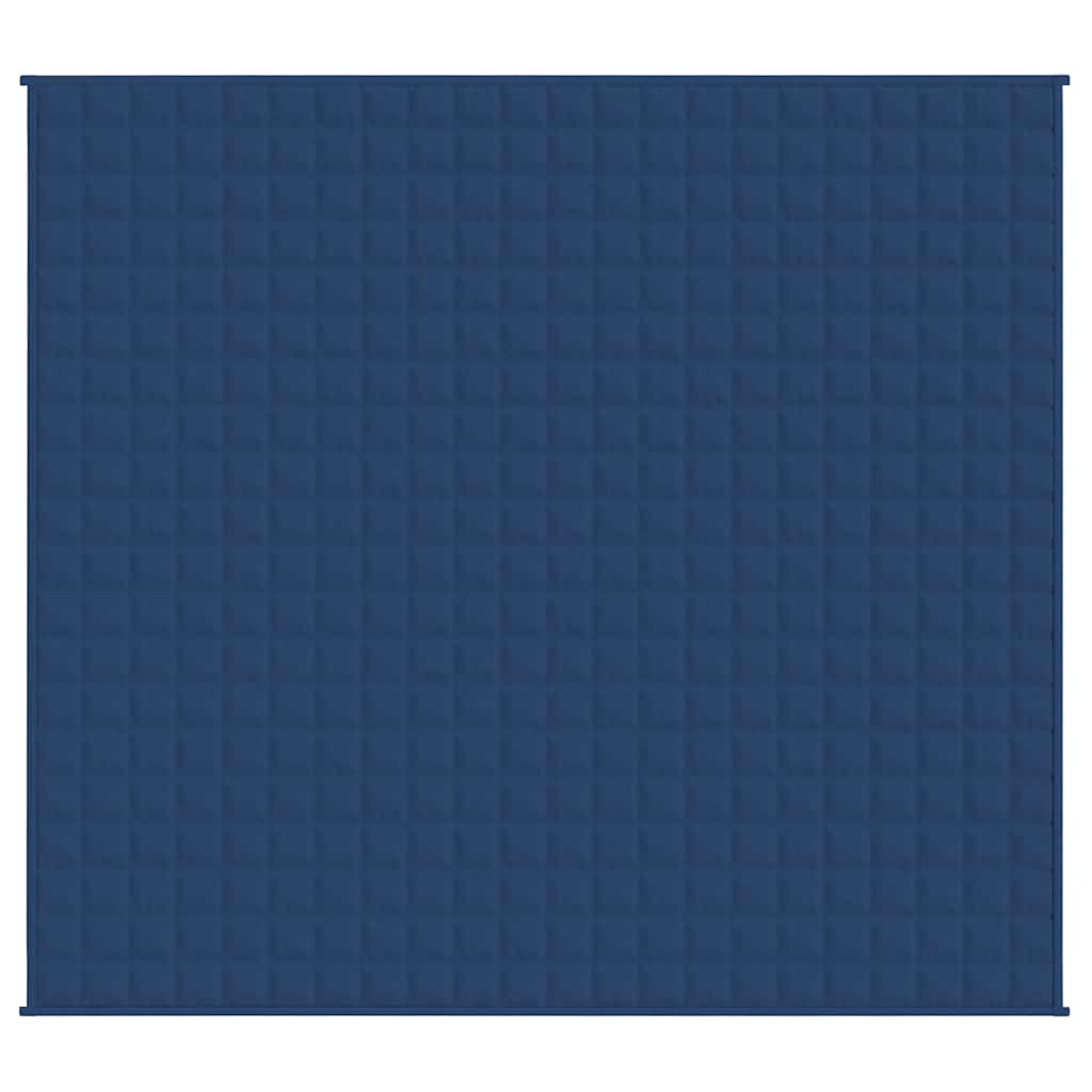 Vidaxx Gewichtsdecke 220x240 cm 11 kg Stoff blau