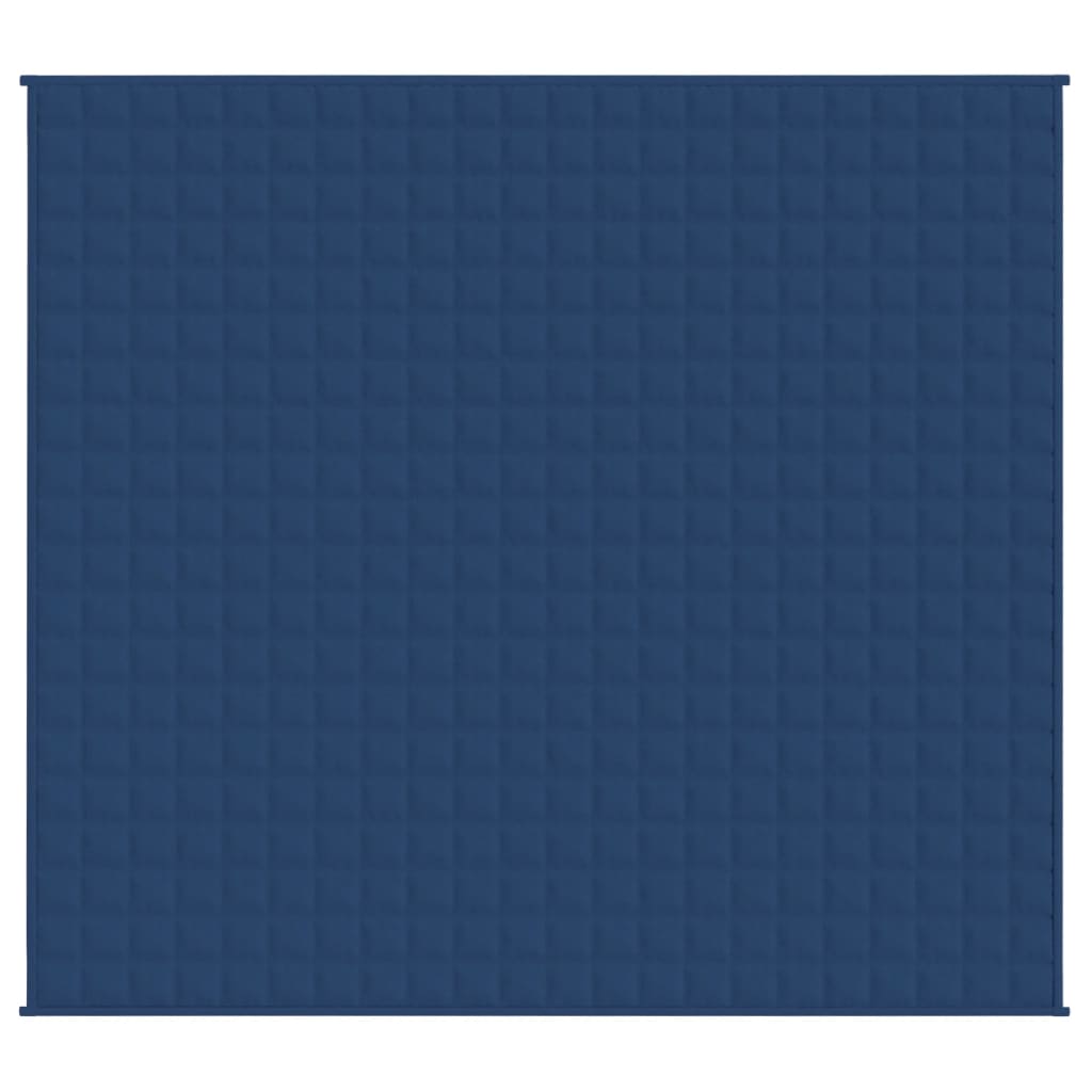 Vidaxx Gewichtsdecke 220x240 cm 15 kg Stoff blau