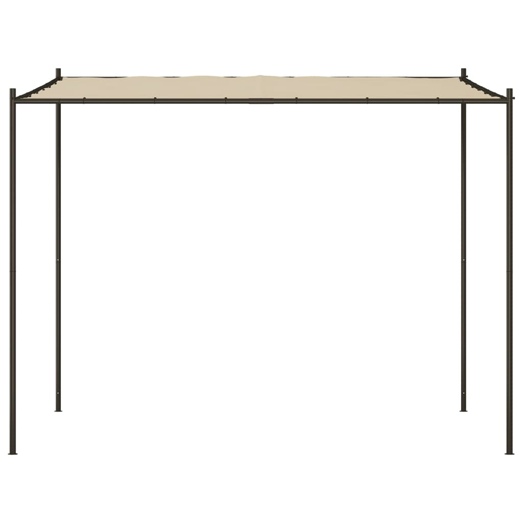 Vidaxx Pavillon 3x3 m 180 g m² Stoff und Stahl Beige