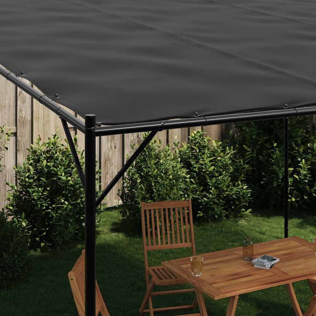 Vidaxx Laube 4x4 m 180 g m² Stoff und Stahl Anthrazit