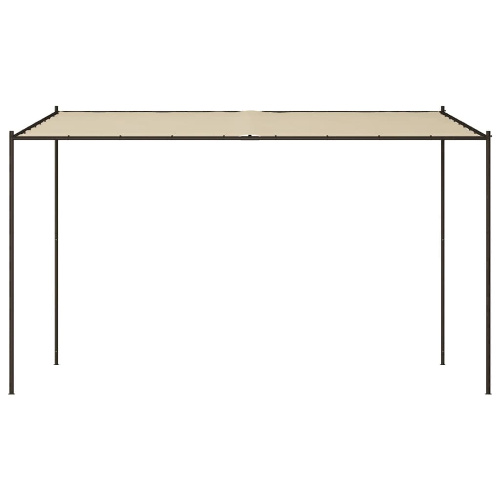 Vidaxx Pavillon 4x4 m 180 g m² Stoff und Stahl Beige