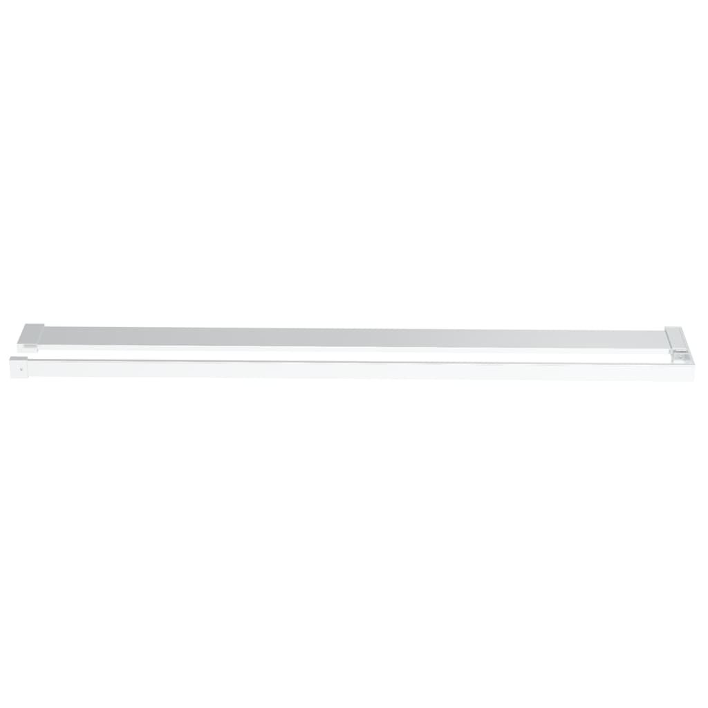 Vidaxx Wandregal für begehbare Duschwand 100 cm Aluminium chromfarben