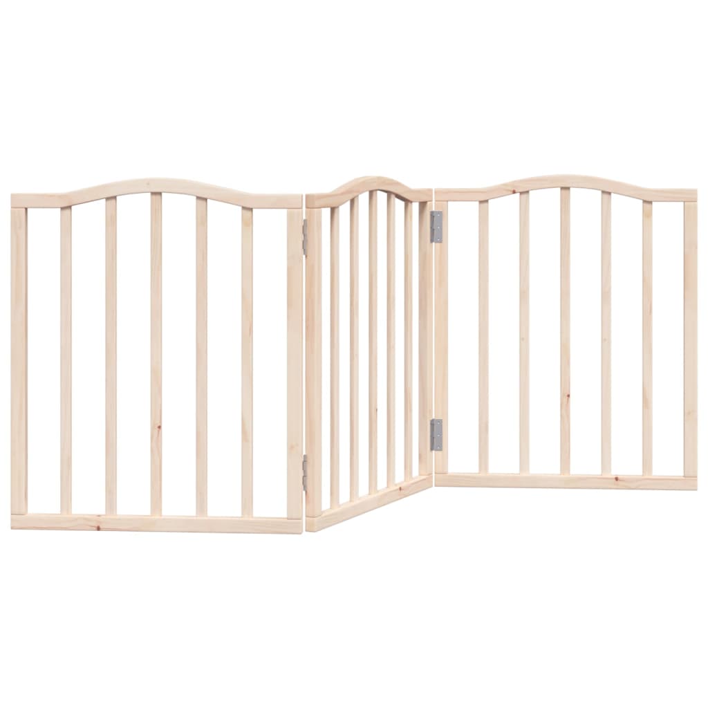Vidaxx faltbares Hundegitter 3 Paneele 150 cm Pappelholz