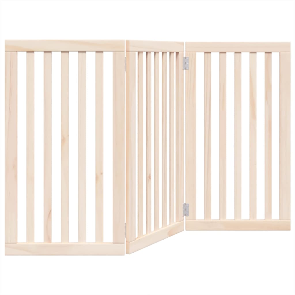 Vidaxx faltbares Hundegitter 3 Paneele 150 cm Pappelholz