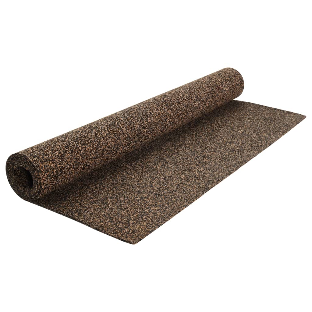 VidaXL Korkrolle 100x200 cm 5 mm Gummi