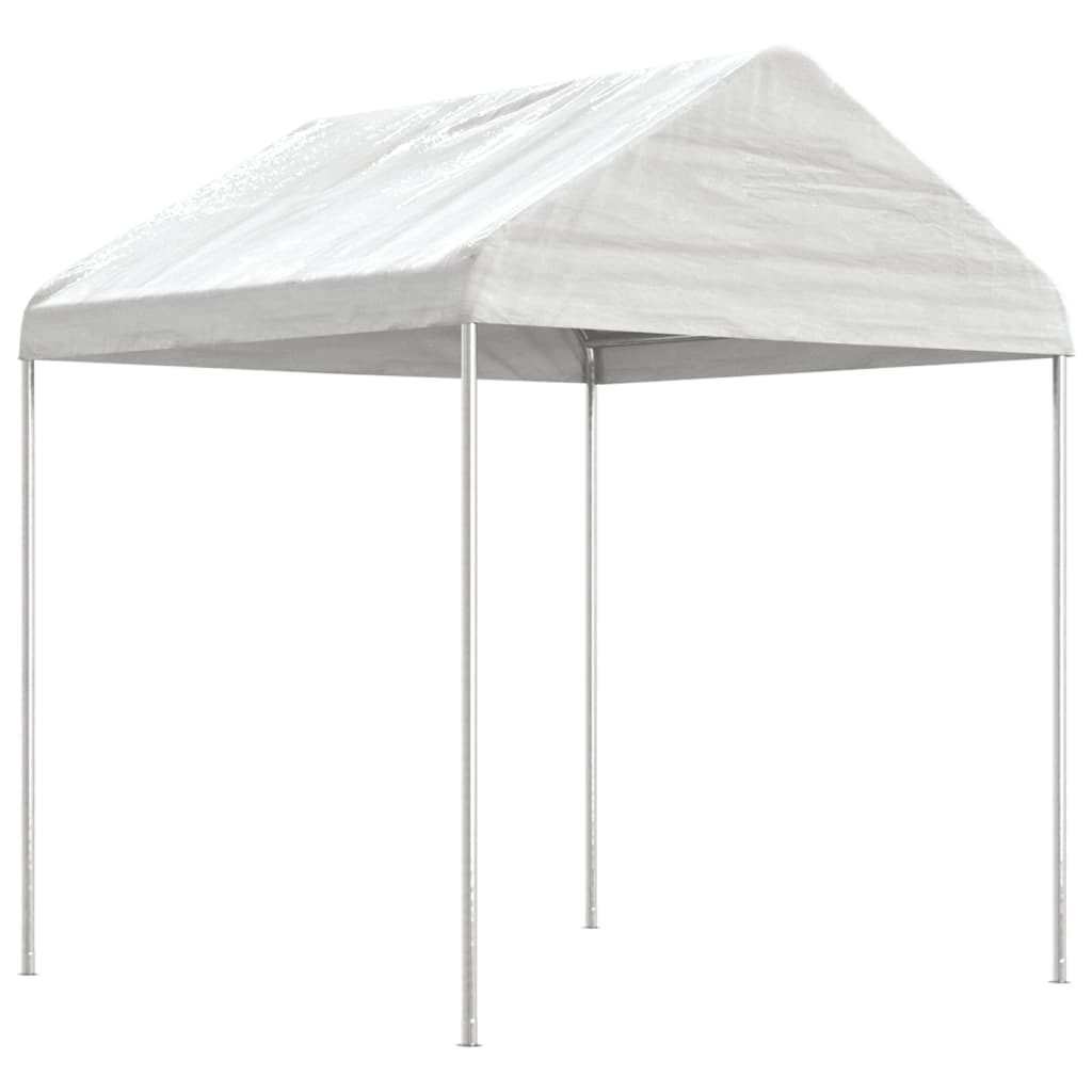 VidaXL Pavillon mit Dach 17,84 x 2,28 x 2,69 m Polyethylen weiß