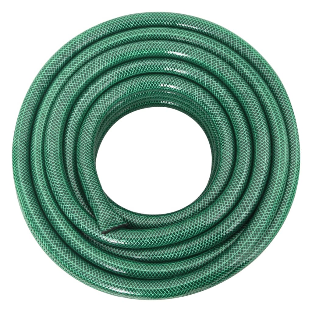 Vidaxl Gartenschlauch mit Kupplungsset 0,75'' 50 m PVC grün
