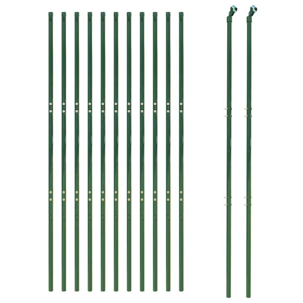 VidaXL Gitterzaun 1,8x25 m grün