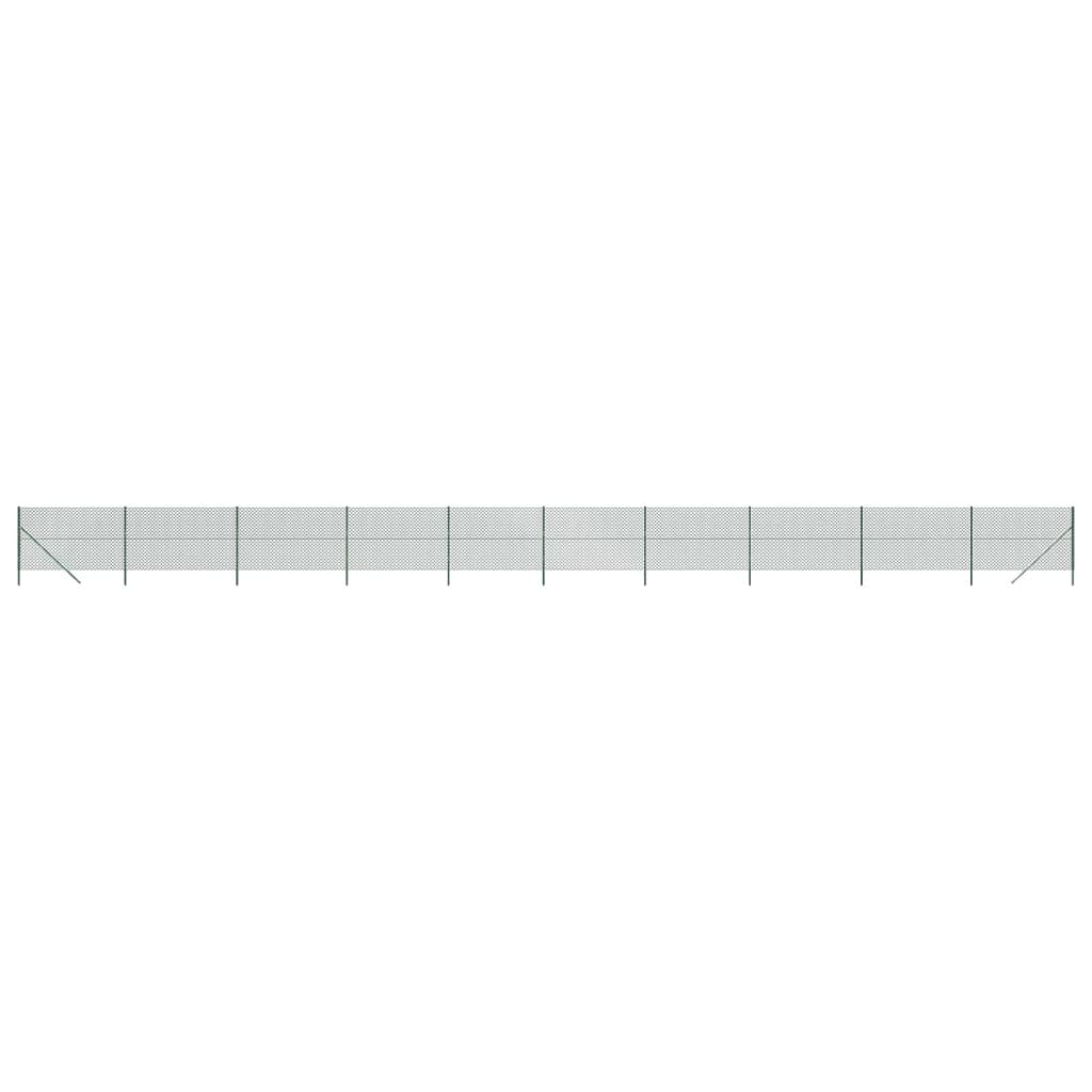 VidaXL Gitterzaun 2,2x25 m grün