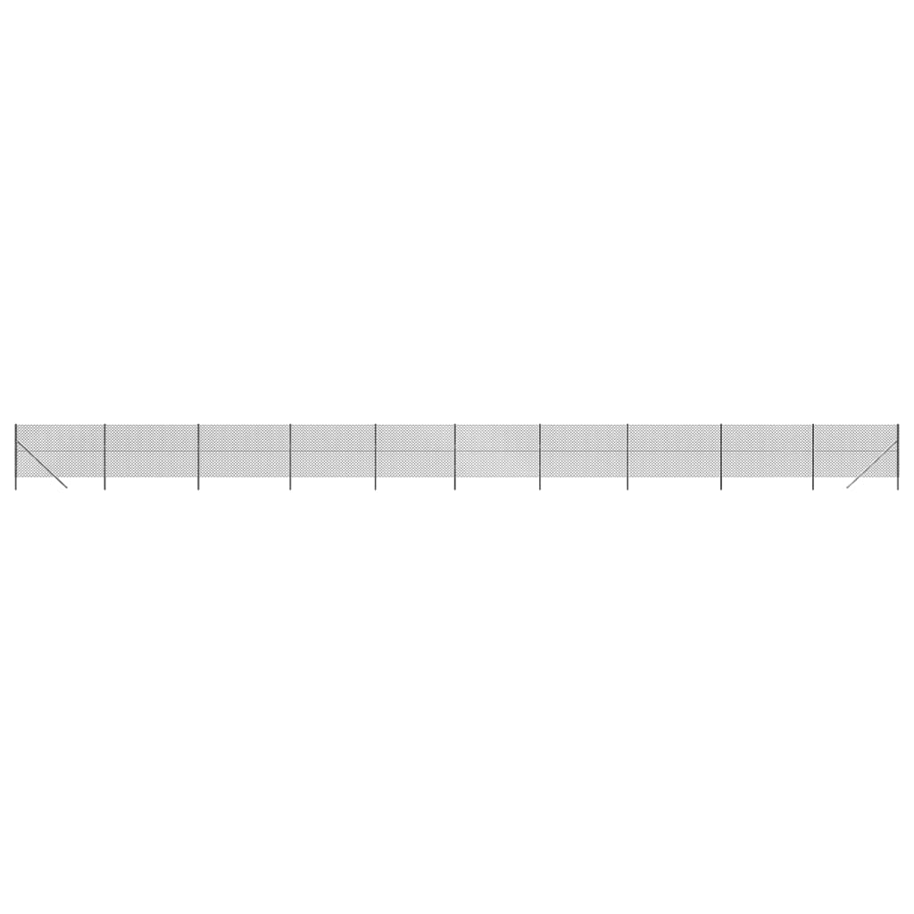 VidaXL Gitterzaun 2,2x25 m Anthrazit