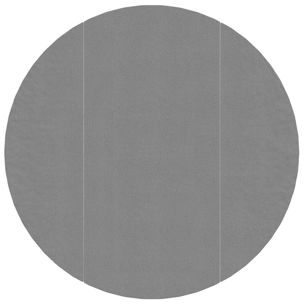 Vidaxx Schwimmbad-Bodenplane ø306 cm Polyester-Geotextil hellgrau