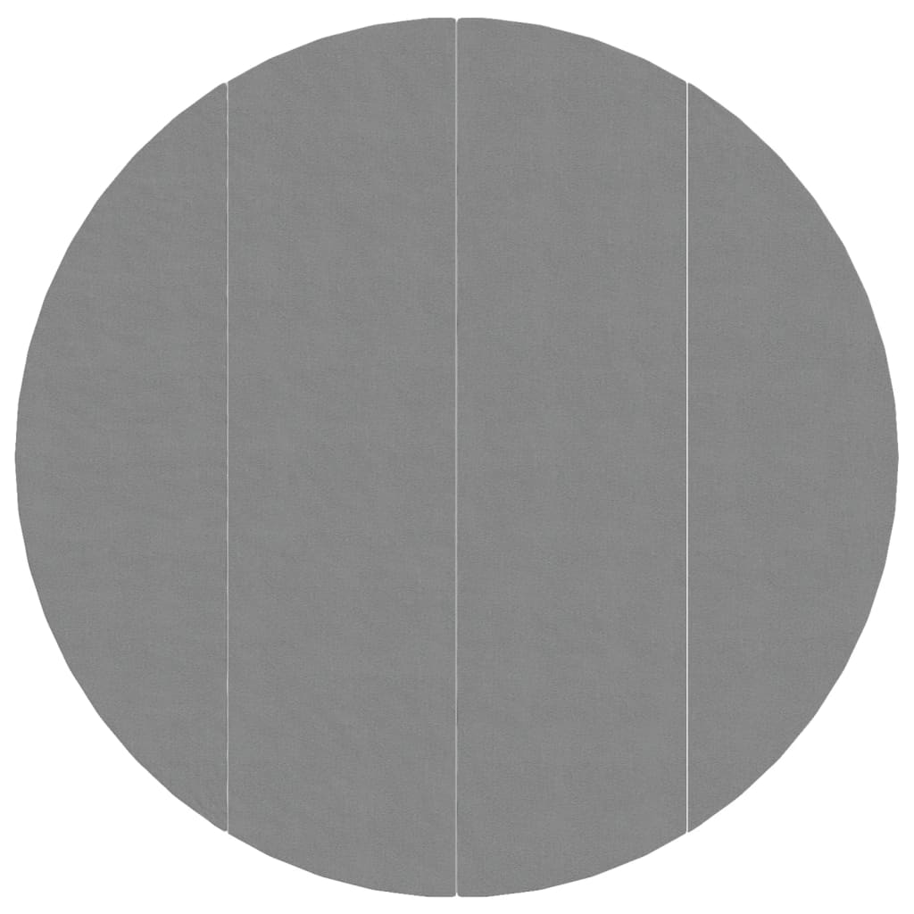 Vidaxx Schwimmbad-Bodenplane ø500 cm Polyester-Geotextil hellgrau