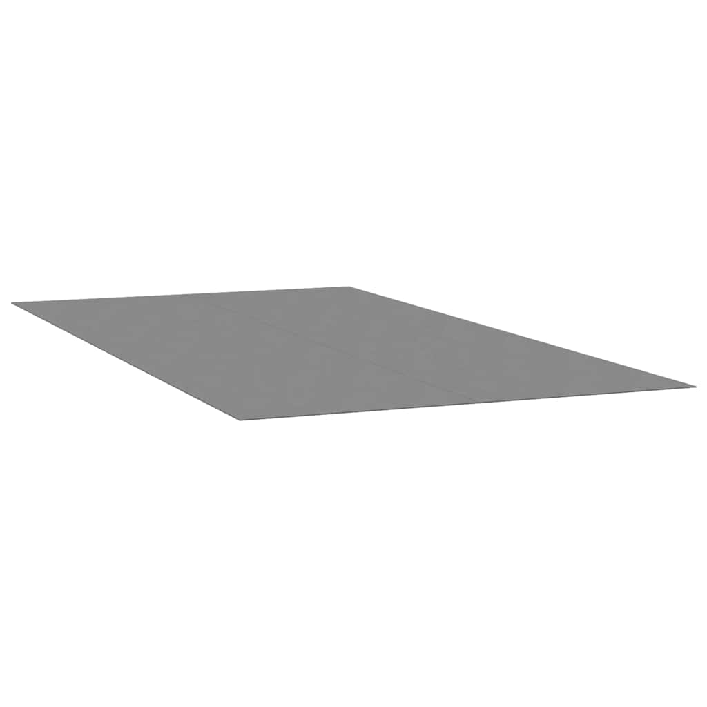 Vidaxx Schwimmbad-Bodenplane 420 x 220 cm, Polyester-Geotextil, hellgrau