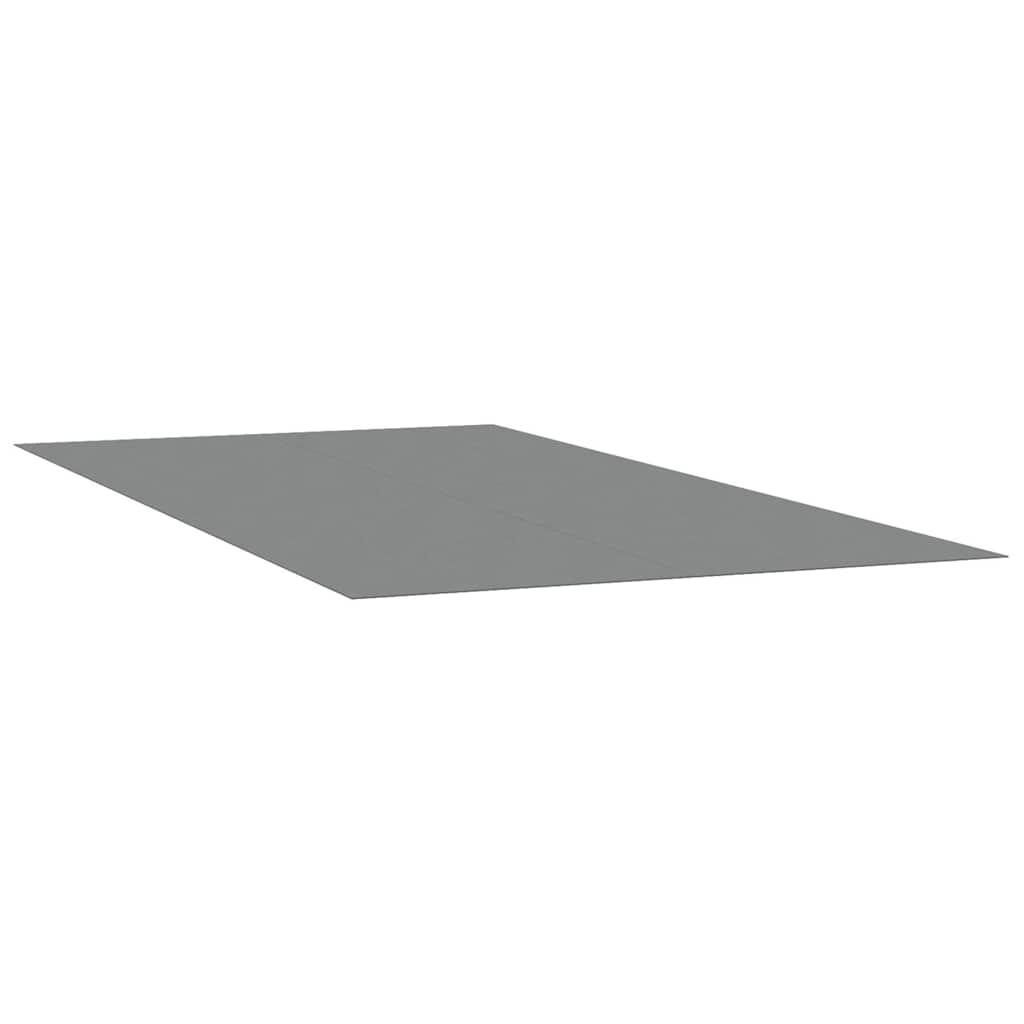 Vidaxx Schwimmbad-Bodenplane 500 x 250 cm, Polyester-Geotextil, hellgrau