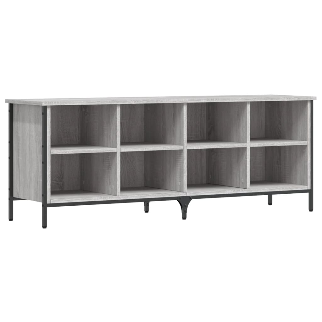 Vidaxx Schuhschrank 131x35x50 cm, Holzwerkstoff, Farbe Sonoma-Eiche grau