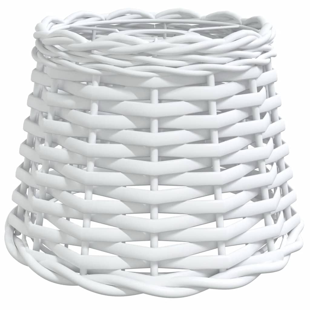 Vidaxx Deckenlampenschirm ø20x15 cm Korbgeflecht weiß