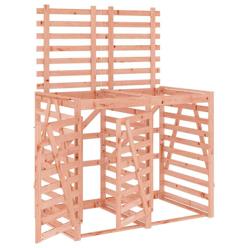 VidaXL Container-Aufbewahrung doppelt aus massivem Douglas-Holz