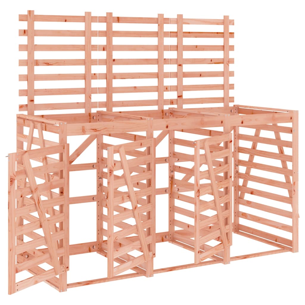 VidaXL Container-Aufbewahrung dreifach aus massivem Douglas-Holz