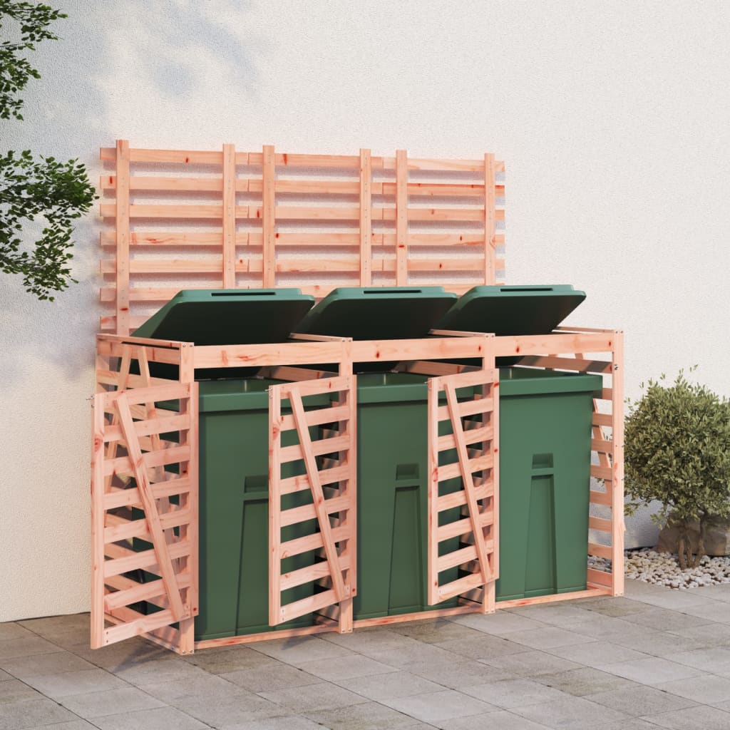 VidaXL Container-Aufbewahrung dreifach aus massivem Douglas-Holz
