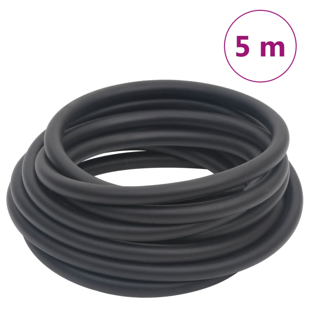 Vidaxx Luftschlauch Hybrid 0,6'' 5 m Gummi und PVC schwarz