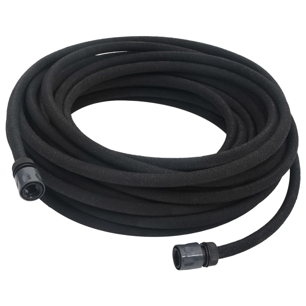 Vidaxx Tropfschlauch 0,6'' 10 m Gummi schwarz