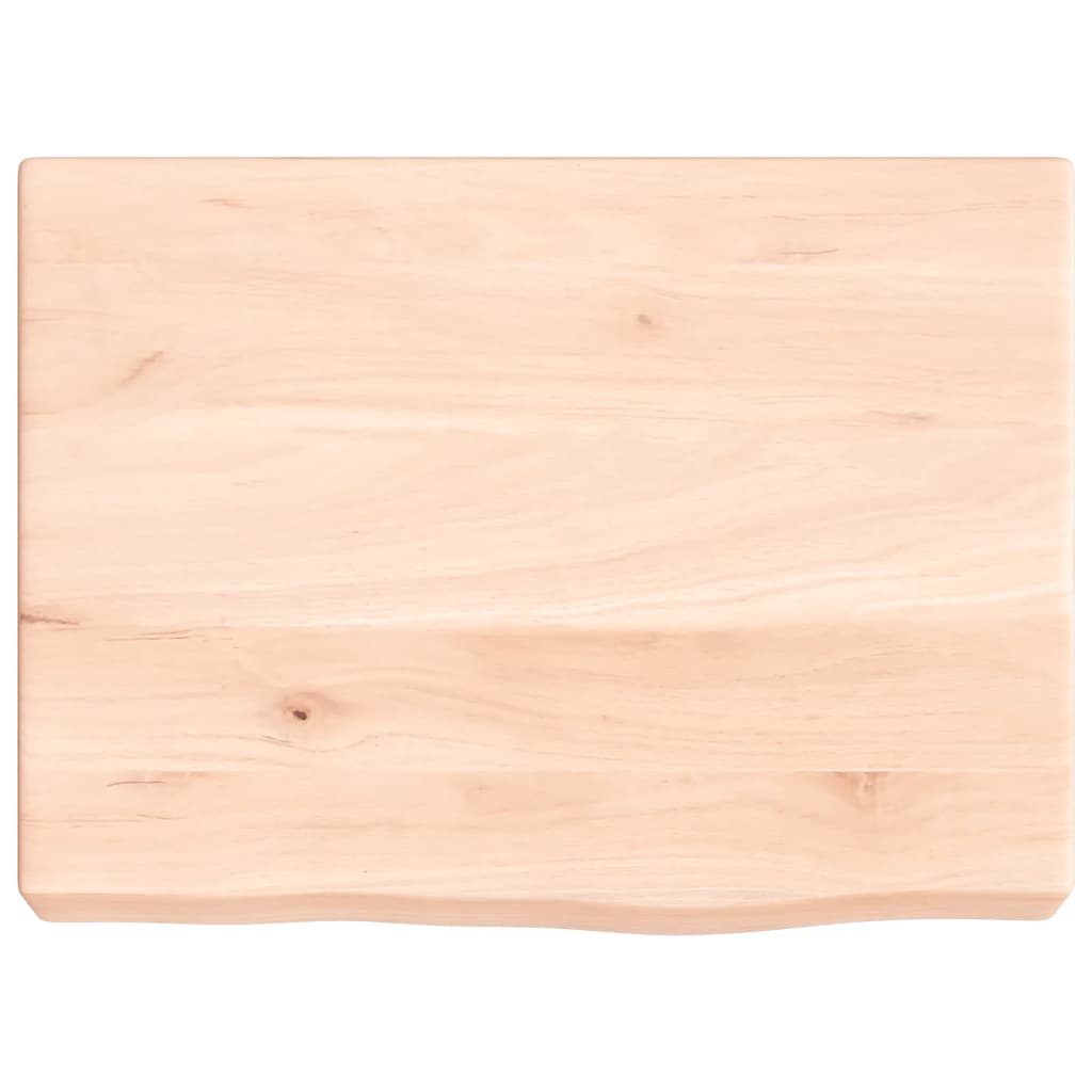 Vidaxx Waschtischplatte 40x30x (2-6) cm unbehandeltes Massivholz