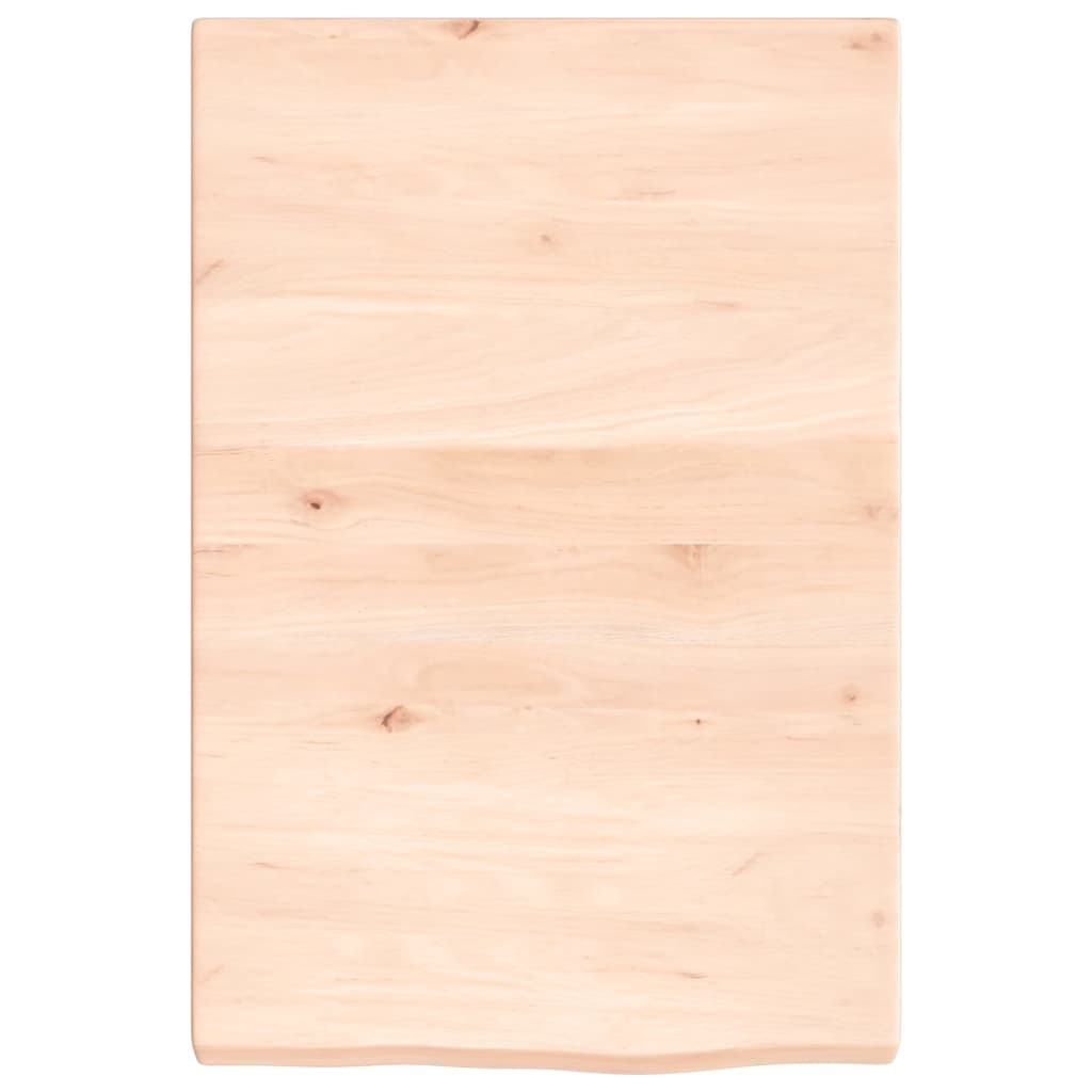 Vidaxx Waschtischplatte 40x60x (2-4) cm unbehandeltes Massivholz