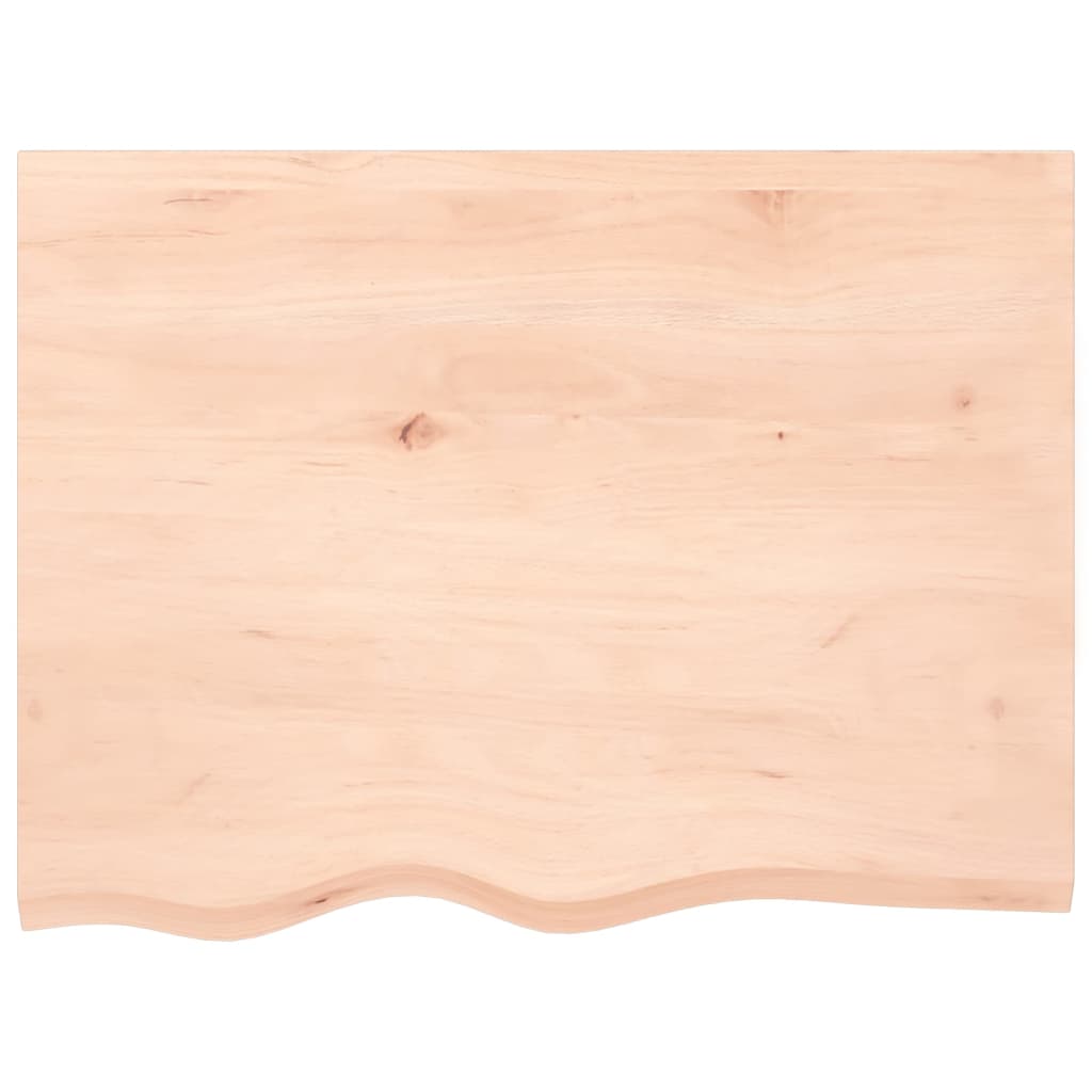 Vidaxx Waschtischplatte 80x60x2 cm unbehandeltes Massivholz